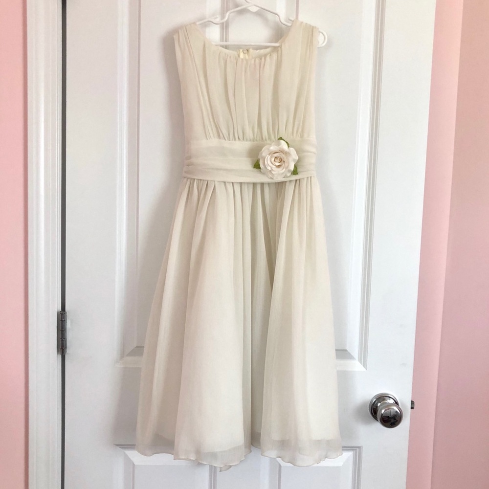Girls’ White Fancy Dress
